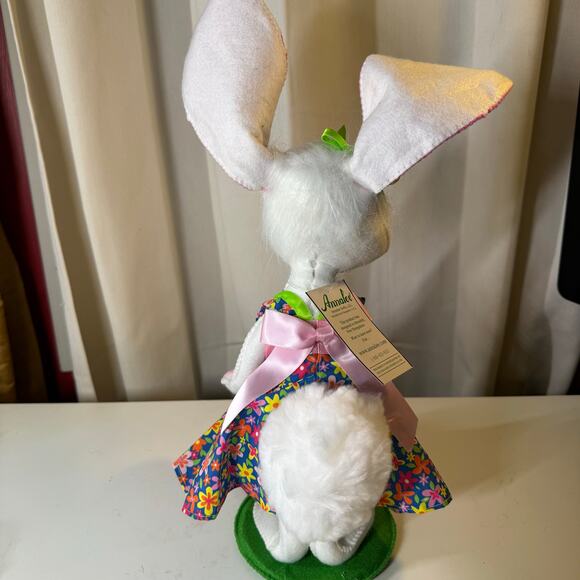 Annalee Dolls 2020 12in Easter Parade Girl Bunny New with Tags - Picture 4 of 8